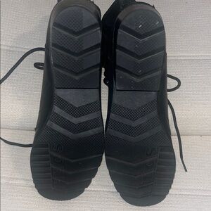 SOREL Black Lace-Up Boots